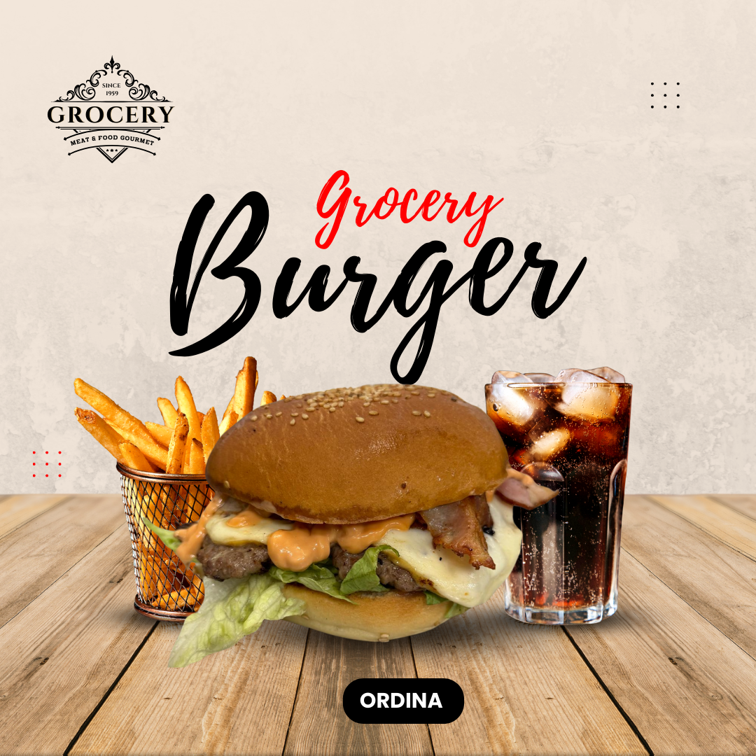 MENU Grocery Burger